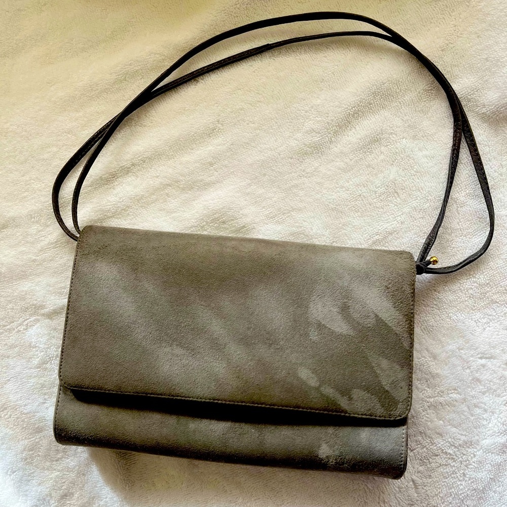 Vintage Koret Gray Genuine Leather Purse